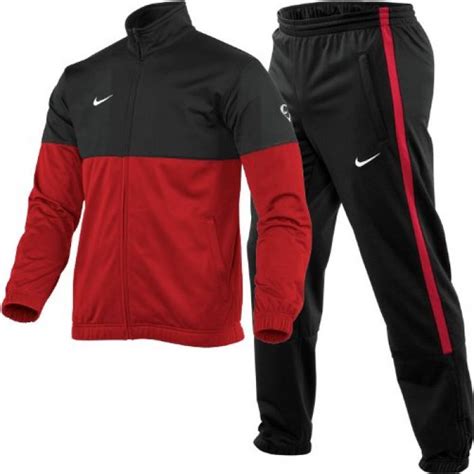 rot schwarzer nike anzug|Trainingsanzüge für Herren .